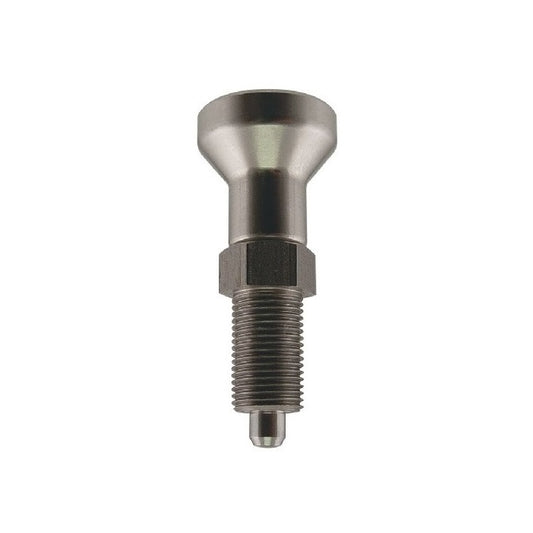 Indexing Pull Knob Plungers - M10x1 - Extra Fine - 50 mm - 2.3 N  - Stainless Steel 303 Similar to A2, 304, 18-8 