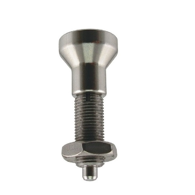 Indexing Pull Knob Plungers - M20 Extra Fine - 20x1.5mm - 83 mm - 6.8 N No Collar - Stainless Steel 303 Similar to A2, 304, 18-8 