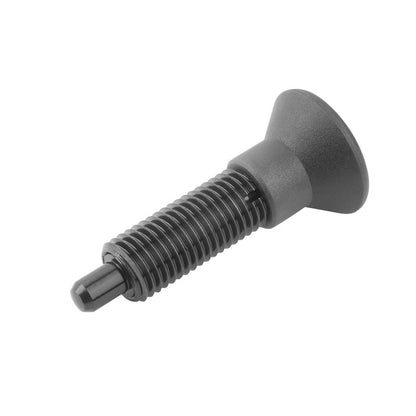 1124930 | PLIT-120-200-150-78-KPU-C (Each) --- Indexing Pull Knob Plungers - M20 Extra Fine - 20x1.5mm - 78 mm - 6.8 N No Collar - Steel Plunger