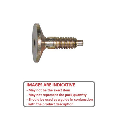 1086125 | PLST-095C-191-HXCL-LK-036 (Each) --- Spring Plungers - 3/8-16 UNC - 9.53mm - 19.1 mm - 4.5 N Hex Drive Handle - Steel Plunger