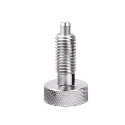 1071646 | PLST-064C-127-HKSLK-018 (Each) --- Spring Plungers - 1/4-20 UNC - 6.35mm - 12.7 mm - 4.5 N Knurled Handle - Stainless Steel Plunger