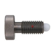 Spring Plungers - M6 - 6x1mm - 12.7 mm - 2 N Knurled Handle - Steel Body with Acetal