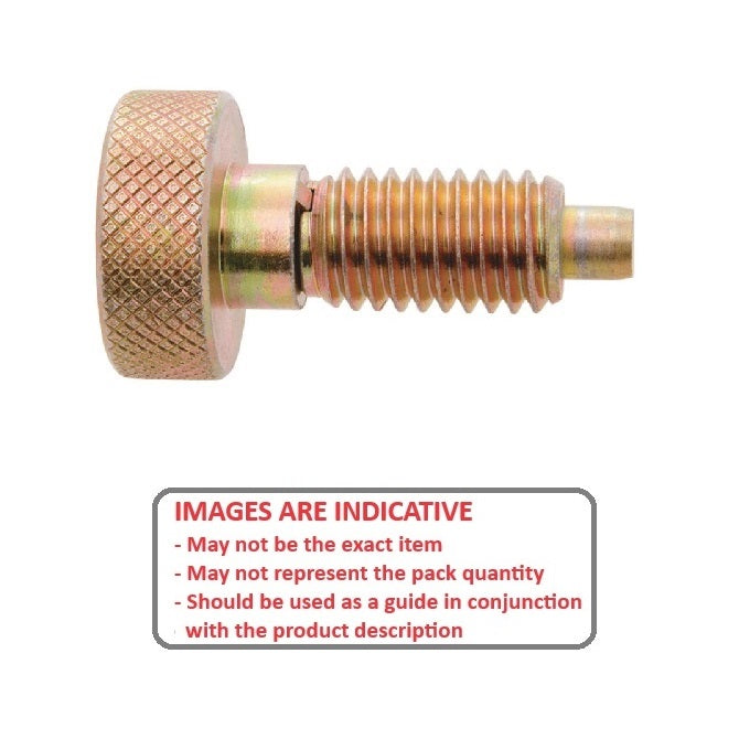 1092717 | PLST-100-190-HKC-036 --- Spring Plungers - M10 (10x1.5mm) x 19 mm x 4.5 N