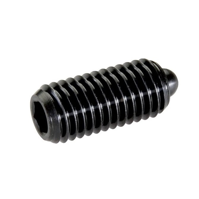 1075994 | PLST-064F-140-C-020 (10 Pcs) --- Spring Plungers - 1/4-28 UNF (6.35mm) x 14 mm x 7 N