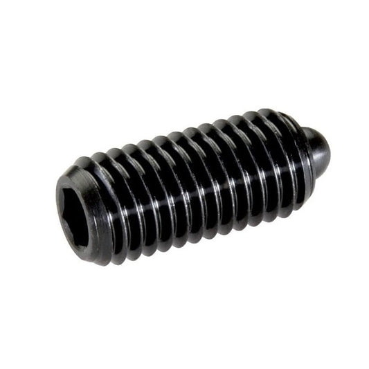 Stantuffo a molla M4 x 9 mm - Acciaio resistente - Molla - Filettato - MBA (confezione da 1)