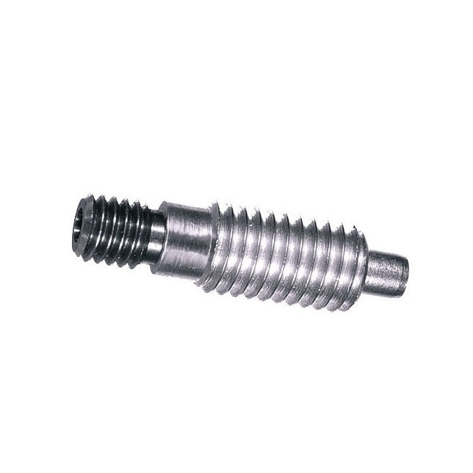 Spring Threaded Adapter Plungers - M8 - 8x1.25mm - 15.8 mm - 3 N Non Locking - Steel