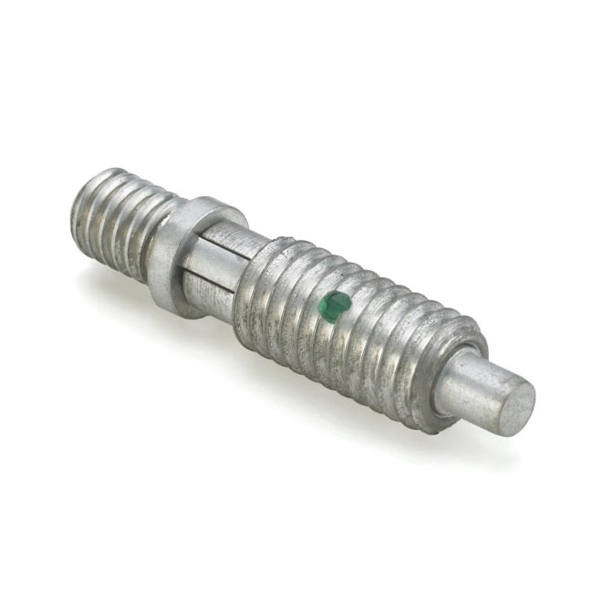 1080758 | PLST-080M-158-TACL-013 (PK-250) --- Spring Threaded Adapter Plungers - M8 - 8x1.25mm - 15.8 mm - 3 N Locking - Steel Plunger