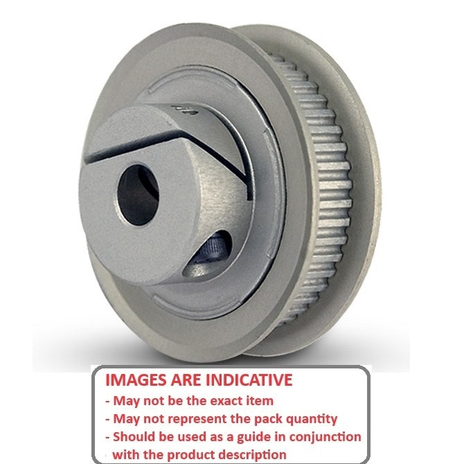 1136226 | P-030H-026-060FF-AL-E-060 (Each) --- Metric Timing Pulleys - 26 tooth - 6x6 mm 3mm Pitch - Aluminium Pulley