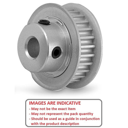 1136310 | P-030G-026-090FF-AL-G-064 (Each) --- Metric Timing Pulleys - 26 tooth - 9x6.35 mm 3mm Pitch - Aluminium Pulley