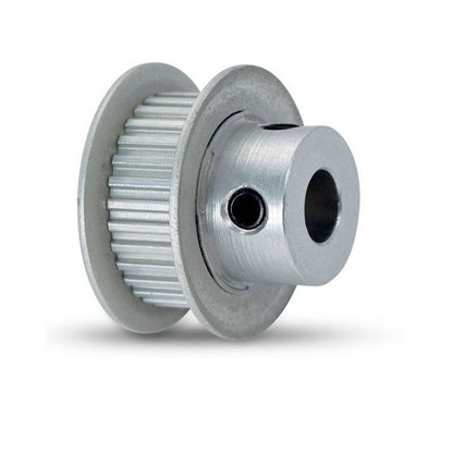1116327 | P-020G-017-090FF-AL-G-048 (Each) --- Metric Timing Pulleys - 17 tooth - 9x4.763 mm 2mm Pitch - Aluminium Pulley