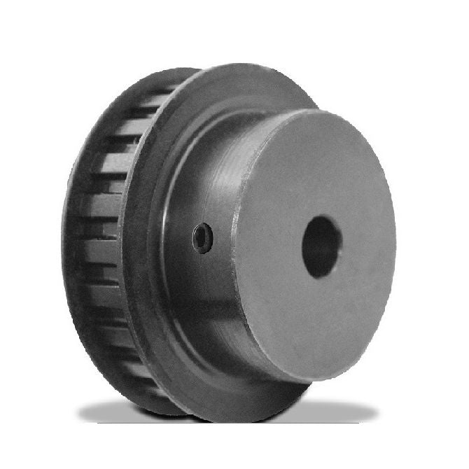 1113973 | P-L9-016-254FF-SB-N-127U (Each) --- Inch Timing Pulleys - 16 tooth - 25.4x12.7 mm 9.525mm Pitch L - Steel - Black Oxide Pulley