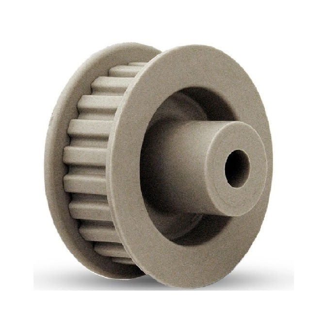 1094048 | P-050H-011-090FF-PP-N-040 (PK-4) --- Metric Timing Pulleys - 11 tooth - 9x4 mm 5mm Pitch - Plastic Pulley