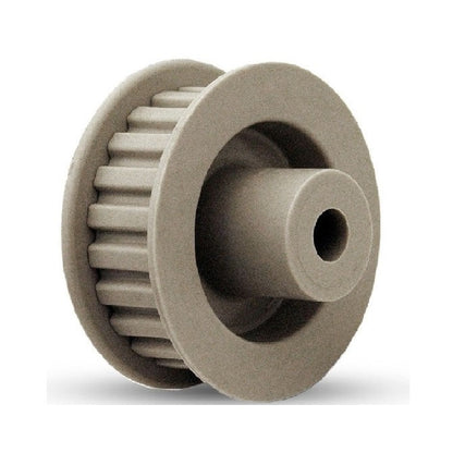 1094048 | P-050H-011-090FF-PP-N-040 (PK-4) --- Metric Timing Pulleys - 11 tooth - 9x4 mm 5mm Pitch - Plastic Pulley