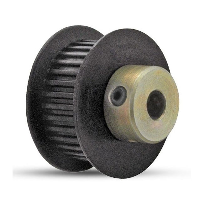 1184331 | P-020G-090-060FF-PP-GB-060 (PK-4) --- Metric Timing Pulleys - 90 tooth - 6x6 mm 2mm Pitch - Plastic Pulley