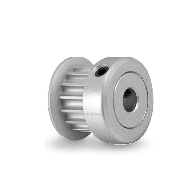 1126946 | P-020G-022-090FH-AL-G-064 (Each) --- Metric Timing Pulleys - 22 tooth - 9x6.35 mm 2mm Pitch - Aluminium Pulley