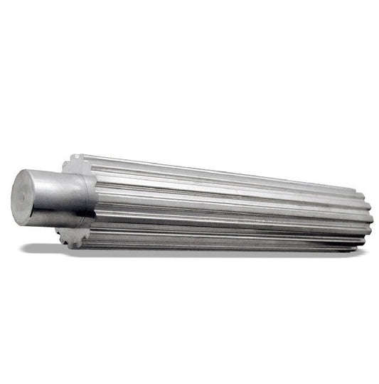 Poulie Crantée 20 Dents x 200 mm - Aluminium - Longueur Stock - Pas Curvelinear GT 5 mm - MBA (Pack de 1)