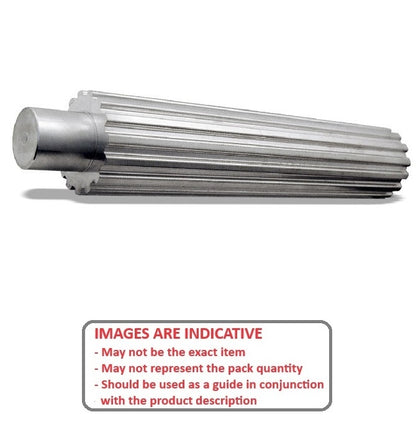1156903 | P-050G-042-200A (Each) --- Metric Timing Stock Pulleys - 42 tooth - 200x66.82 mm 5mm Pitch - Aluminium Pulley