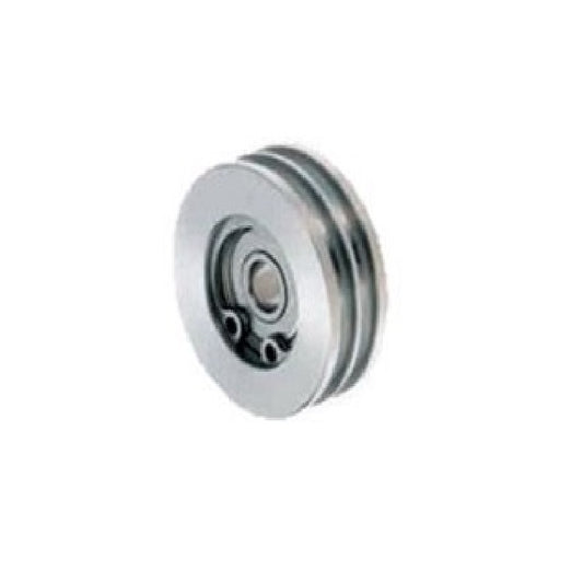 U Groove Idler Pulleys - 8x62x12 mm - Aluminium - Electroless Nickel Plated