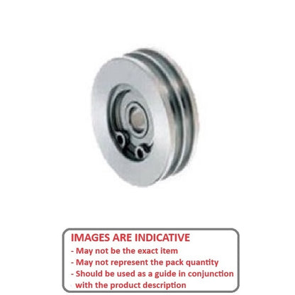 1069562 | PUI012-0300-060-AZS440 --- U Groove Idler Pulleys - 6 mm x 30 mm x 6 mm