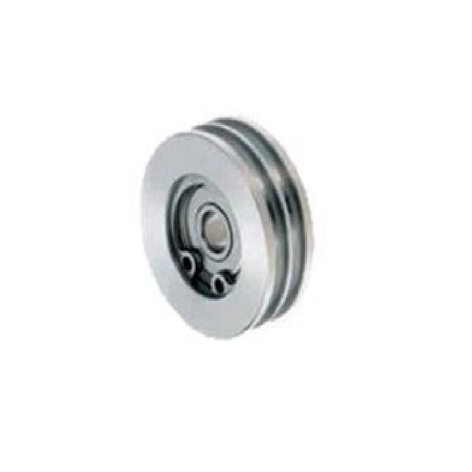 U Groove Idler Pulleys - 4x42x10 mm - Aluminium - Electroless Nickel Plated