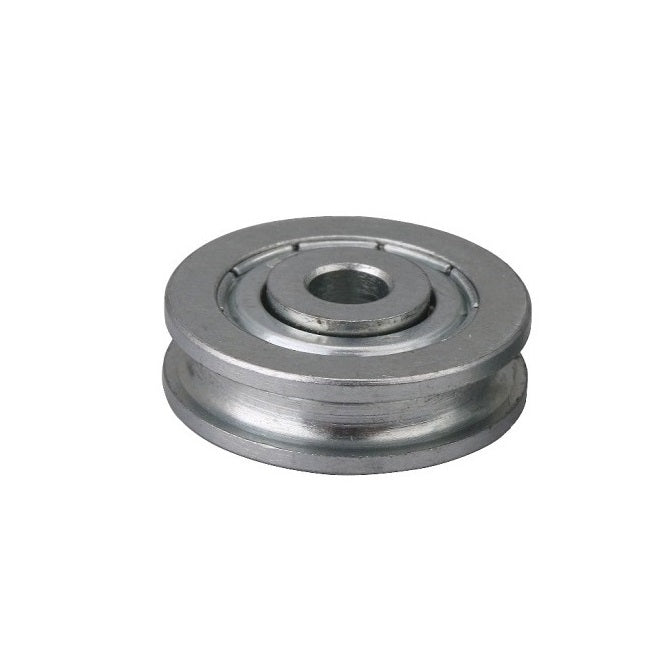 1058250 | PUI048-0318-064-ZB-RS (25 Pcs) --- U Groove Idler Pulleys - 4.76 mm x 31.75 mm x 6.35 mm