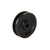 U Groove Idler Pulleys - 1.19x12.7x3.251 mm - Acetal - Black