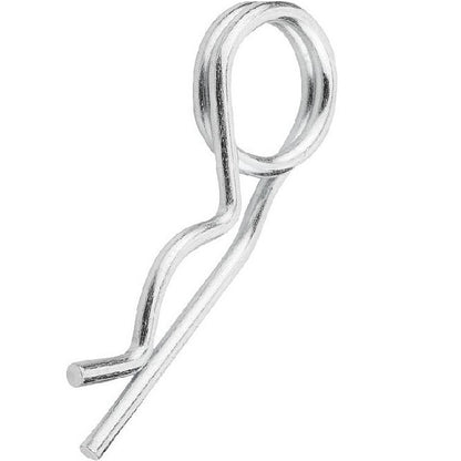 Double Coil R Clips - 7x152 mm - Zinc Plated