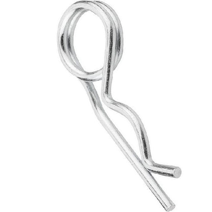 1041356 | RCL-025-049-ZD (PK-100) --- Double Coil R Clips - 2.5x49 mm - Zinc Plated Clip