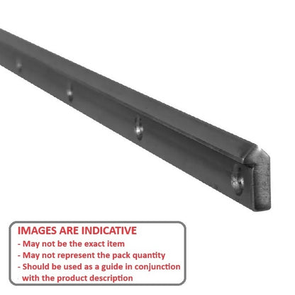 1053661 | DVT4-0330-HSH (Each) --- Tracks Dual Vee - Track Size 4 - 330.2x11.1 mm - Stainless Steel AISI 420C Rc 46-52