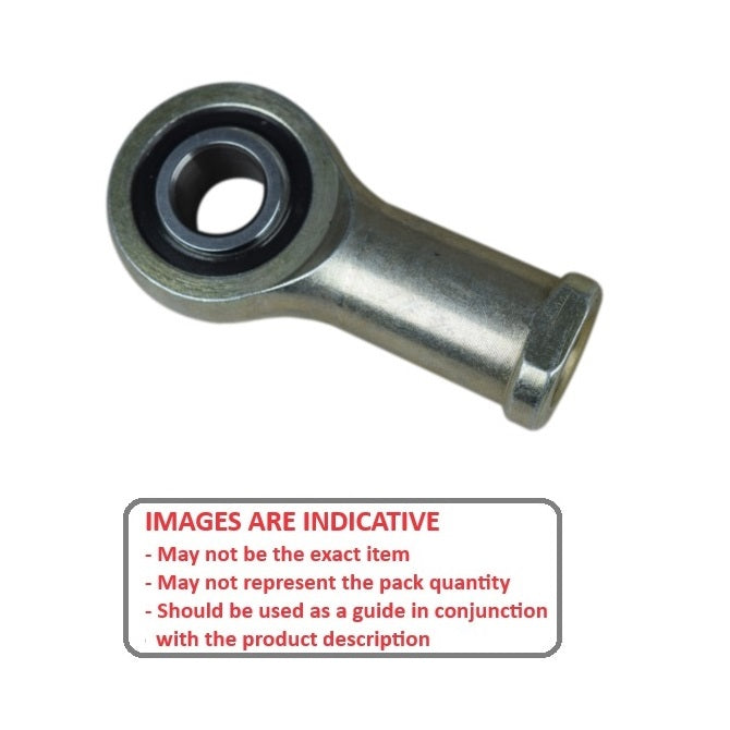 1103271 | REF-127-R-SN (Each) --- Female Rod Ends - 12.7x70.637 mm - 1/2-20 UNF Right - Stainless Steel with Nylon Rod End