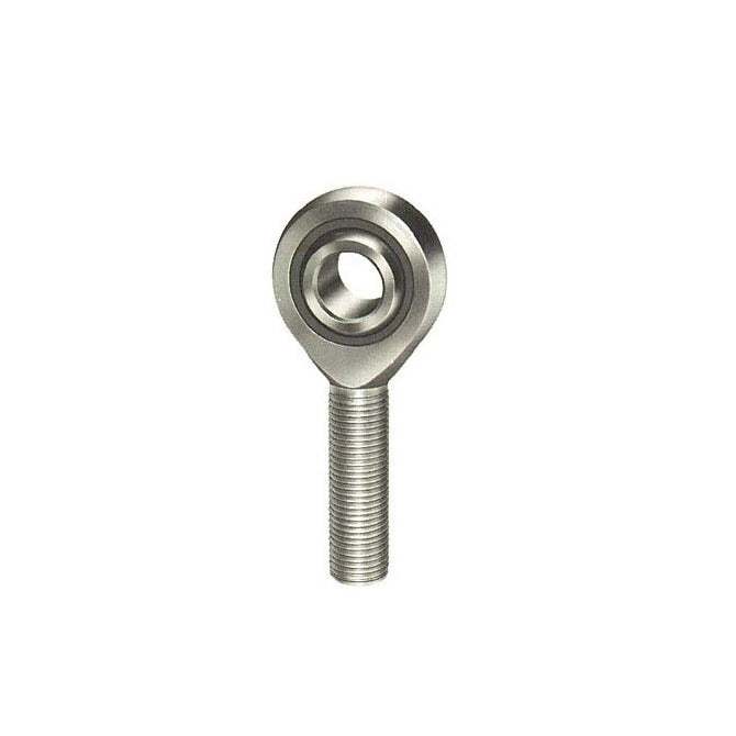 Male Rod Ends - 6.35x49.2 mm - 1/4-28 UNF Left - Steel with Nylon Raceway