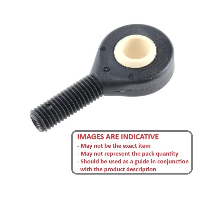 1079382 | REM-079-L-PP --- Male Rod Ends - 7.938 mm x 58.75 mm 5/16-24 UNF Left