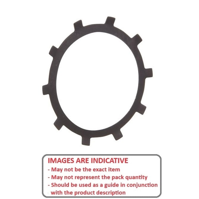 1128774 | RPI-221-223-C (100 Pcs) --- Push In Carbon Steel Retaining Rings - 22.17 mm x 22.28 mm x 15.88 mm