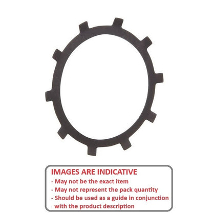 Anello di ritenzione a inserimento 30,15 x 22,23 mm - Acciaio al carbonio a inserimento - MBA (confezione da 50)