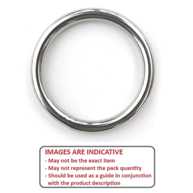 1101950 | BA-600RS (5 Pcs) --- Rings - 12.7 mm x 2.54 mm -