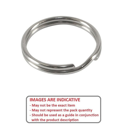 1040065 | RS18-26-ZP (5 Pcs) --- Split Rings - 1.78 mm x 23.6 mm x 27.3 mm