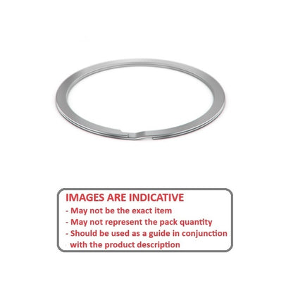 1112668 | RS-062-S02 (PK-5) --- External Retaining Rings - 15.88x0.64x15.1 mm Spiral Rings - Stainless Steel 302/304 Similar to A2, 18-8 Spiral Ring