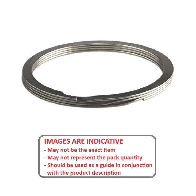 1187395 | RRN-312 (Each) --- Internal Retaining Rings - 79.38x2.82x84.2 mm Spiral Rings - Carbon Spring Steel Spiral Ring