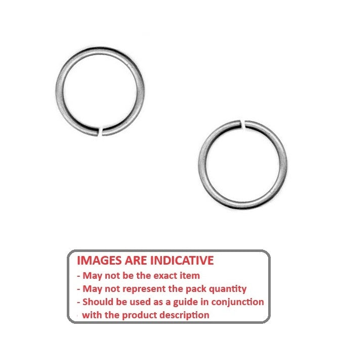 1064460 | WRE-0056-RD-C (Each) --- External Retaining Rings - 5.56x0.56x5.21 mm Round Wire - Carbon Spring Steel