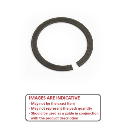 1126714 | WRE-0206-SQ-C --- External Retaining Rings - 20.63 mm x 1.58 mm x 19.81 mm