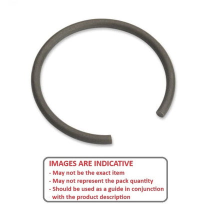 1075077 | WRI-0070-RD (Each) --- Internal Retaining Rings - 7x0.8x7.8 mm Round Wire - Carbon Spring Steel Wire Clip