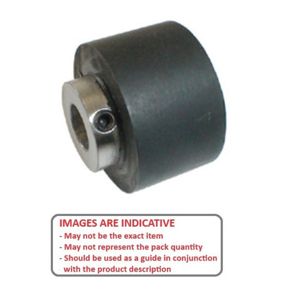 Rouleau d'entraînement 22,23 x 9,53 x 6,375 - Caoutchouc Néoprène - MBA (Pack de 1)