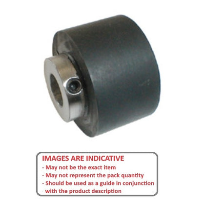 1128800 | RR1110RS (Each) --- Drive Rollers - 22.23x9.53x6.375 mm - Neoprene Rubber Roller