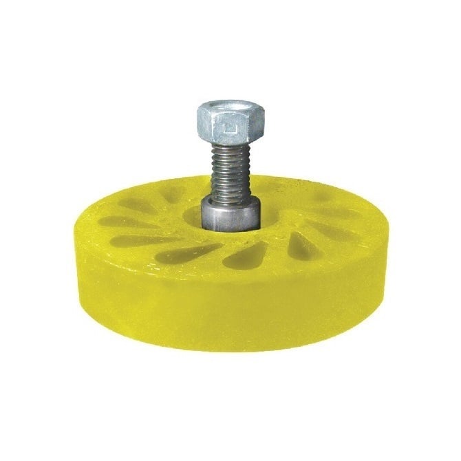 1188844 | RR-446RS --- Durasoft Stud Mount Rollers - 101.6 mm x  1/2-13 UNC (12.7mm) x 27.94 mm