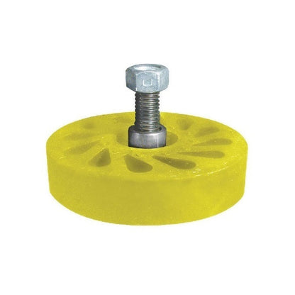 1190074 | RR-446RS (Each) --- Durasoft Stud Mount Rollers - 101.6 mm 1/2-13 UNC - 12.7mm - 27.94 mm - Urethane Roller