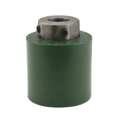 Solid Shaft Mount Rollers - 101.6x49.28 - 25.43 - 25.55 - Urethane