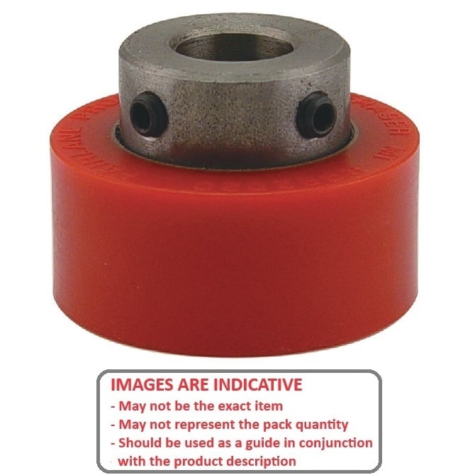 1163336 | RR-194RS --- Solid Shaft Mount Rollers - 50.8 mm x 23.37 mm 15.90 - 16.03