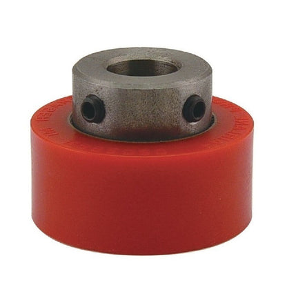 1191111 | RR-394RS (Each) --- Solid Shaft Mount Rollers - 101.6x49.28 - 19.08 - 19.20 Coloured Urethane - Urethane Roller