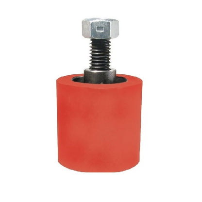 Solid Stud Mount Rollers - 38.1x31.75 - 5/16-18 UNC -7.94mm- - Urethane