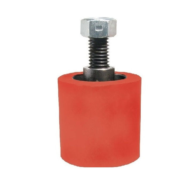 1152345 | RR-44RS (Each) --- Solid Stud Mount Rollers - 38.1x31.75 mm - 5/16-18 UNC - 7.94mm - Coloured Urethane - Urethane Roller